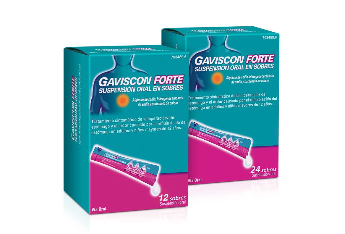 Gaviscon para la acidez y el reflujo